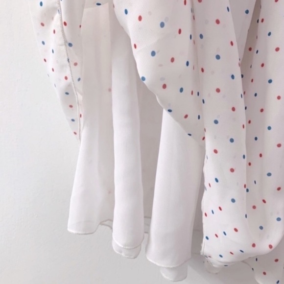 NWOT American Apparel Polka Dot Mini Chiffon Skirt - Picture 8 of 8